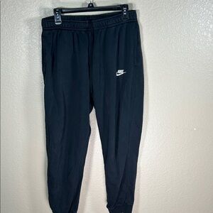 Nike Black Sweatpants with White Swoosh Super Soft Comfy Size XL